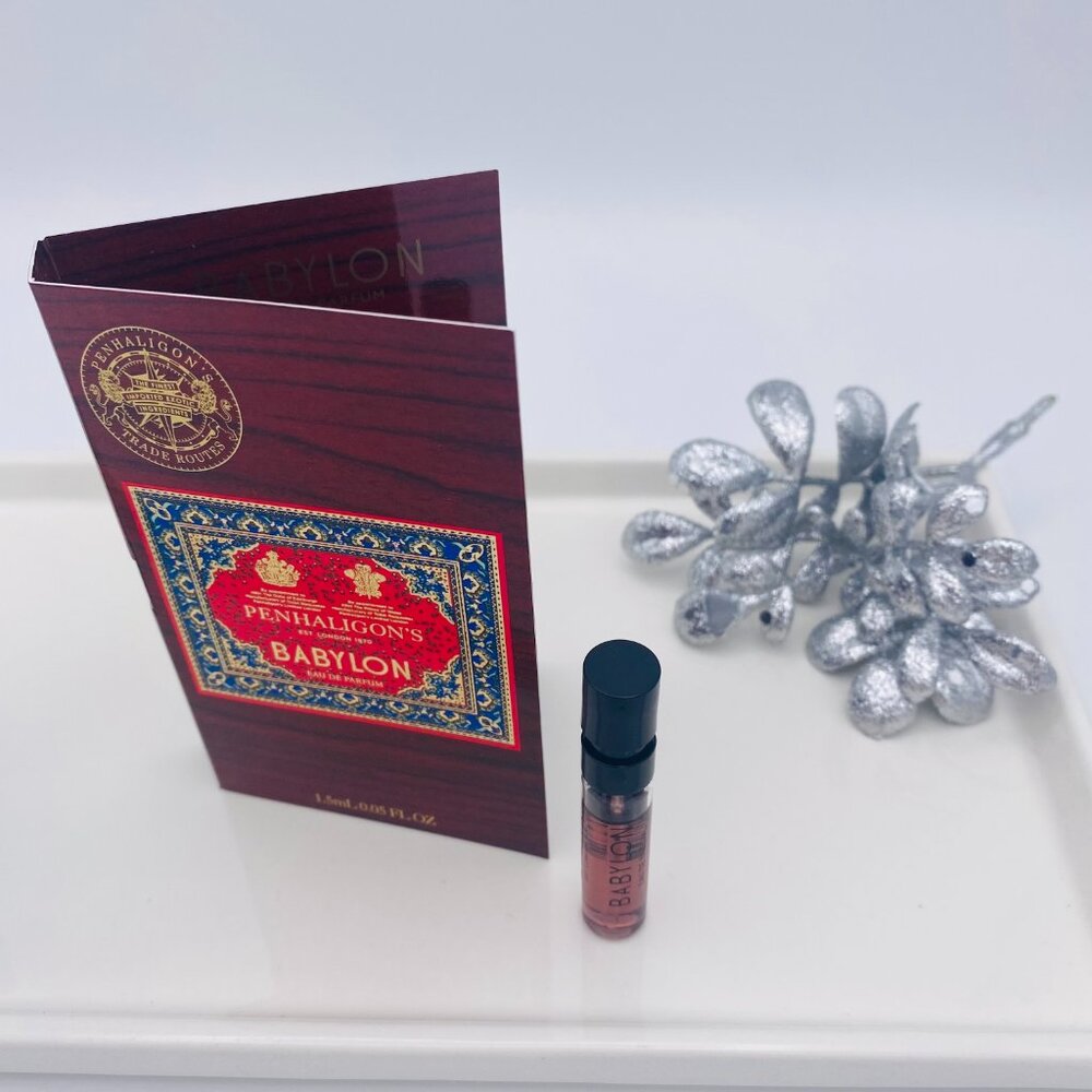 PENHALIGON'S Babylon EDP Warm Spicy Saffron Vanilla Cedar-Sample1.5ml,0.05oz-NEW - Picture 2 of 13